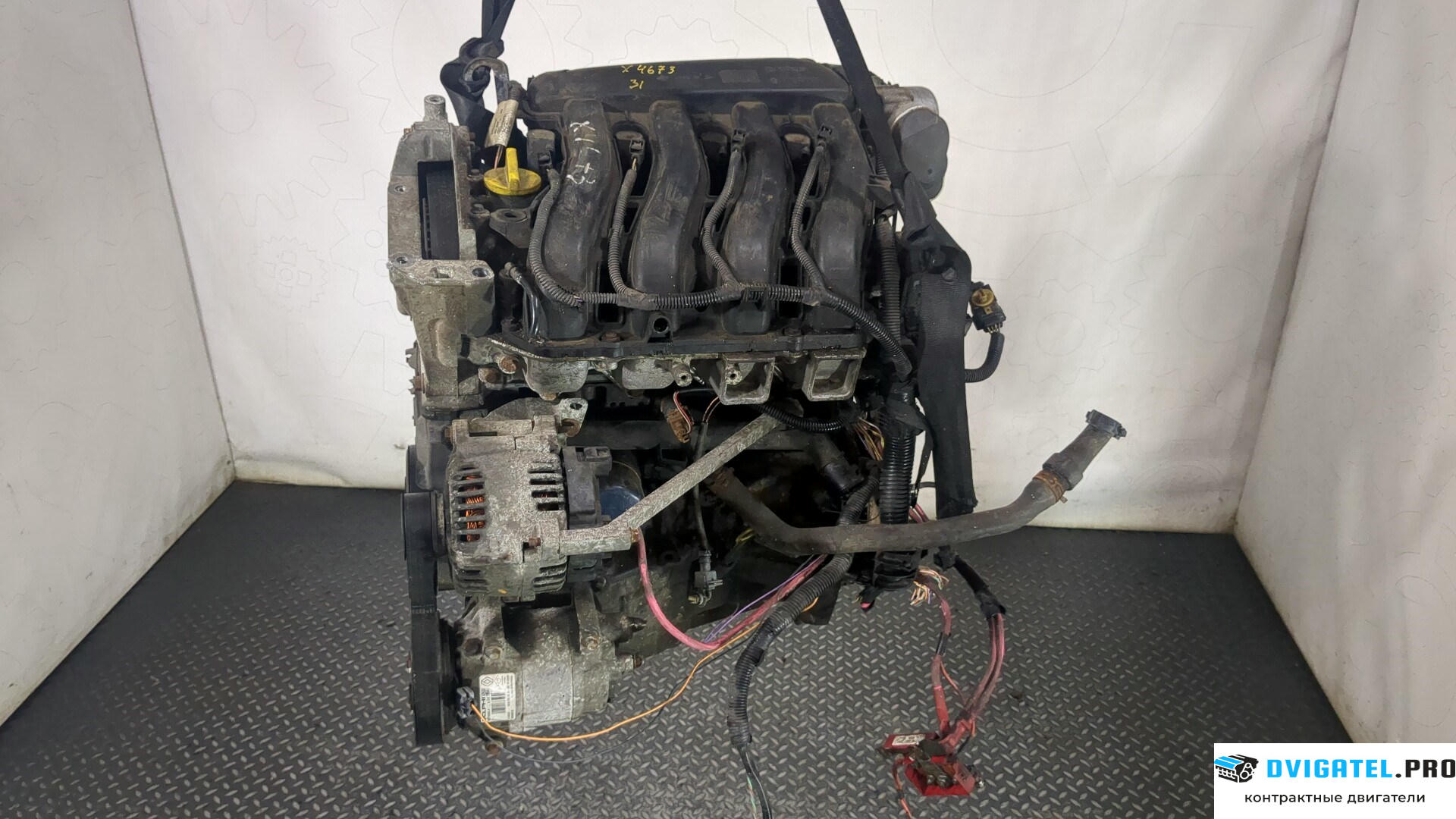 Двигатель Renault Megane 2 2002 - 2009 K4M 812 1.6 л., Бензин, Инжектор, артикул 8817652